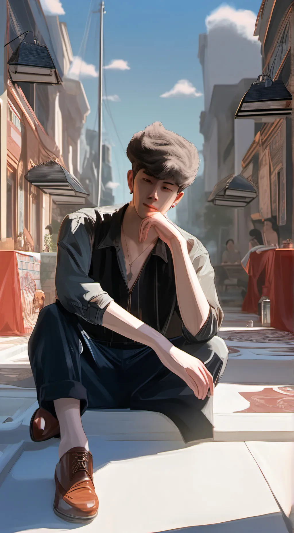 ai character: Colton background