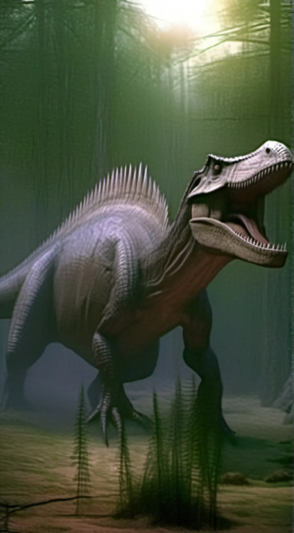 ai character: Spino  background