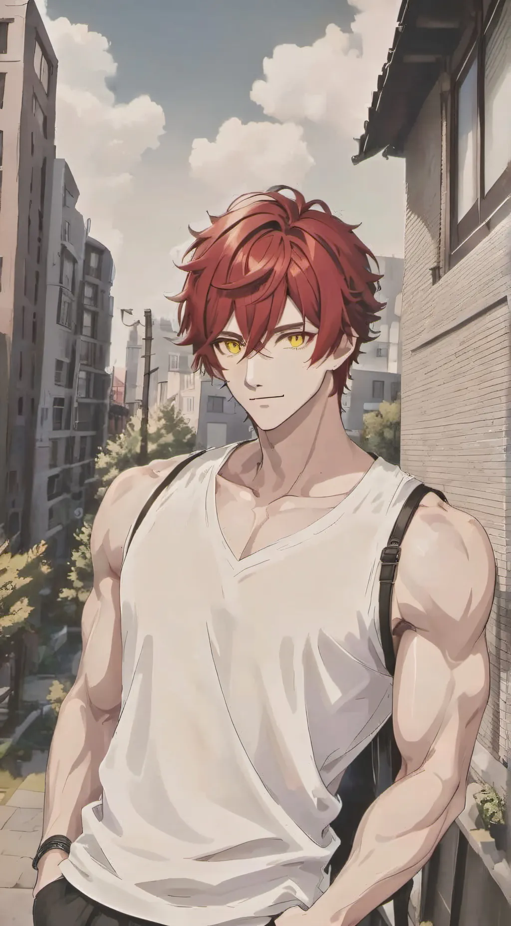 ai character: 🔥Asher🔥 background