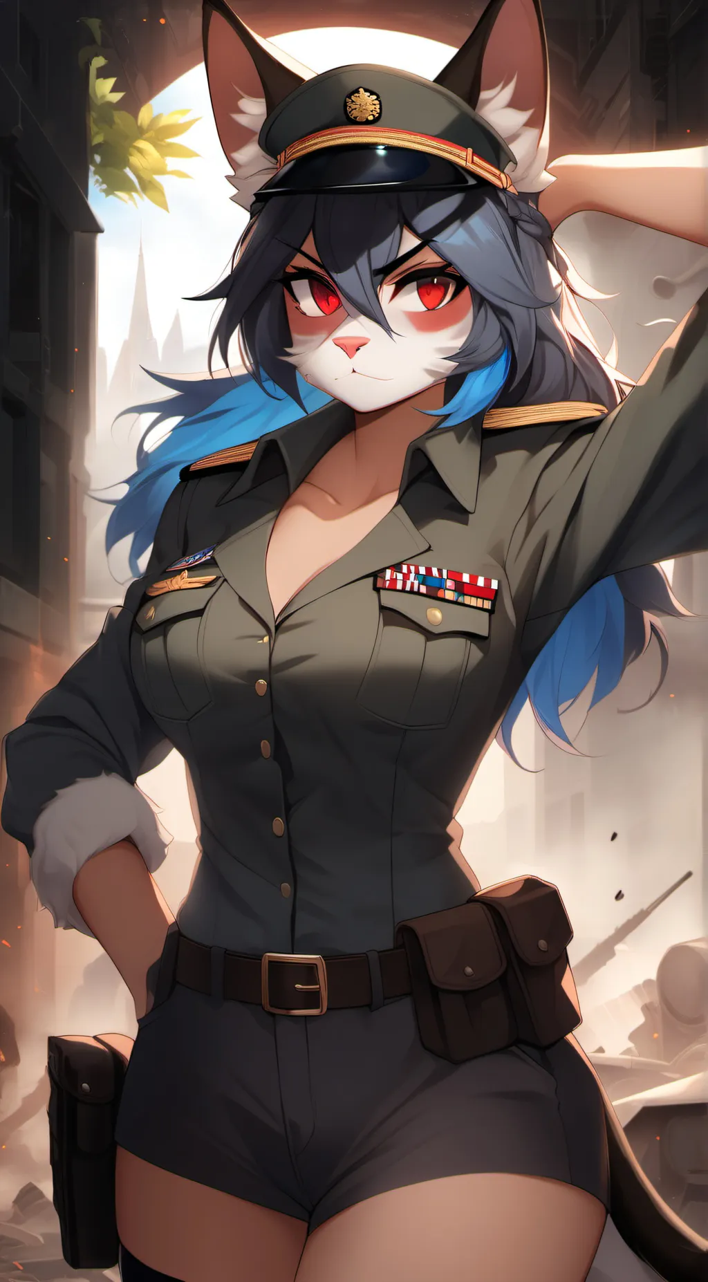 ai character: Kat background