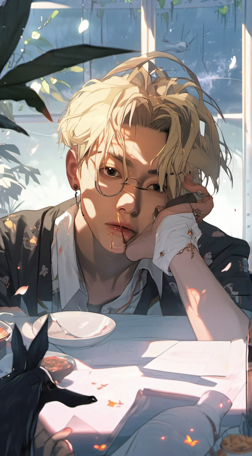 ai character: Felix  background