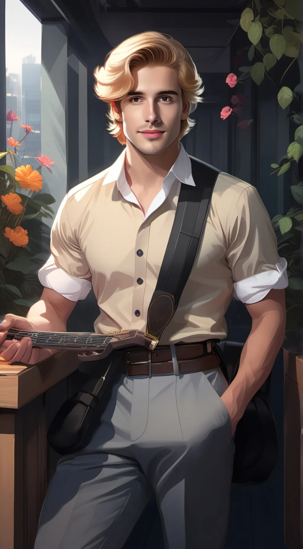 ai character: Lukas background