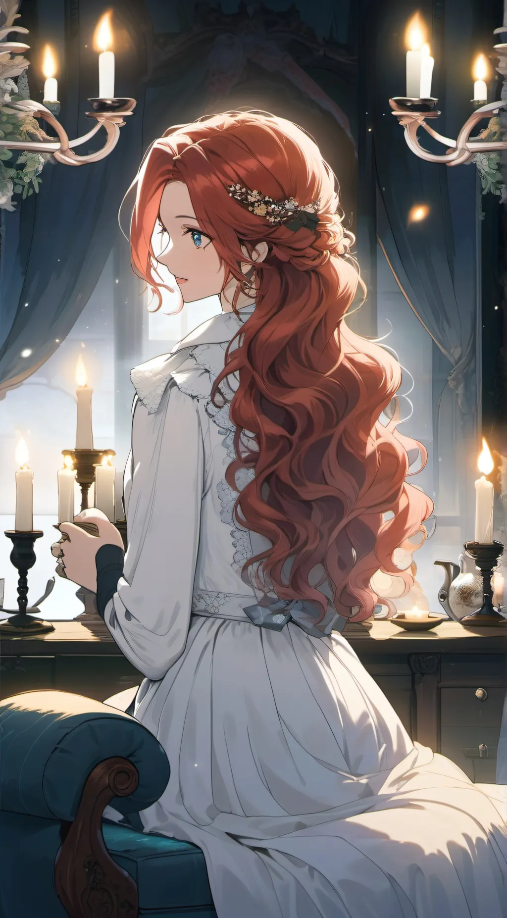 ai character: Ms.Maya background