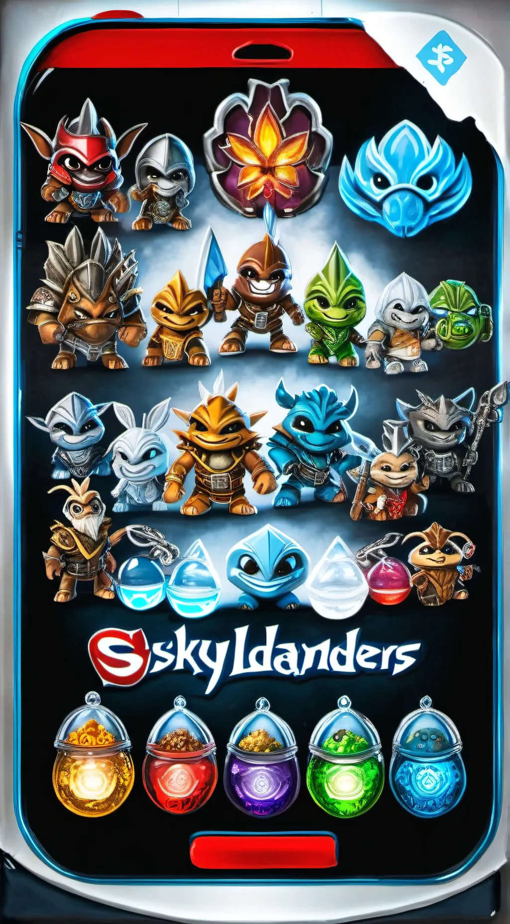 ai character: skylander rpg background
