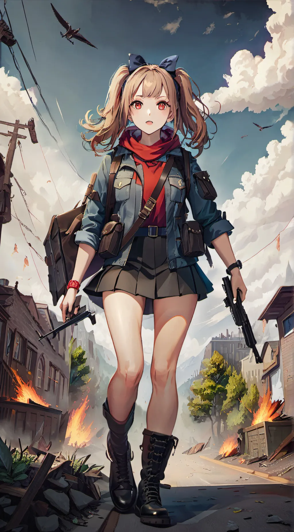 ai character: carla  background