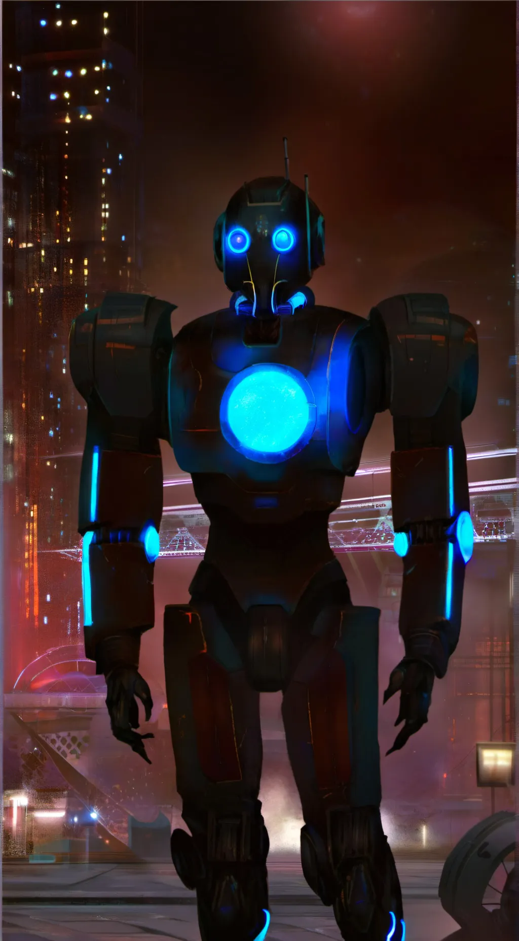 ai character: supremelargecamera background