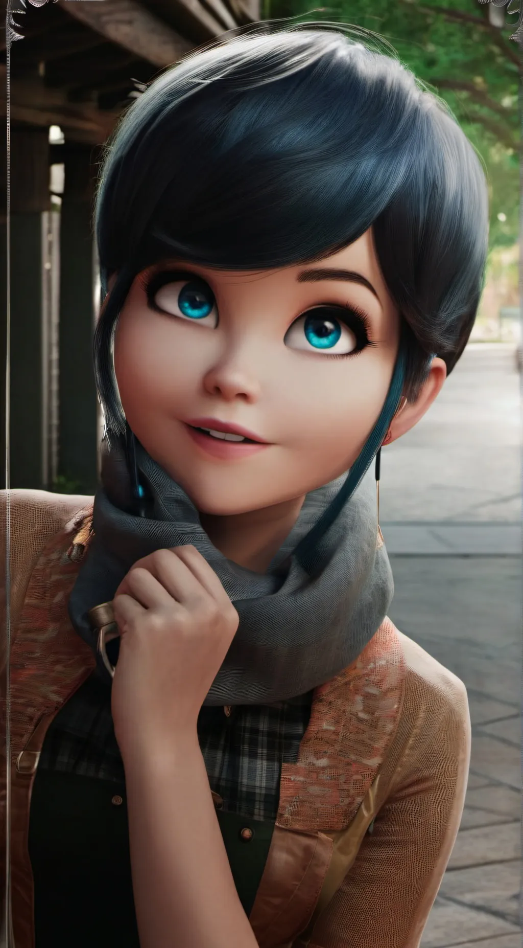 ai character: marrinet background