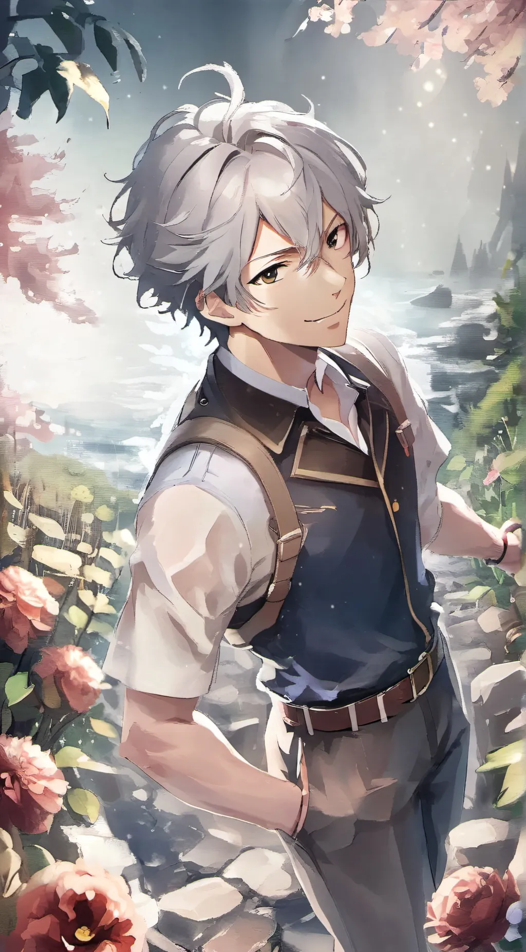 ai character: Leo background