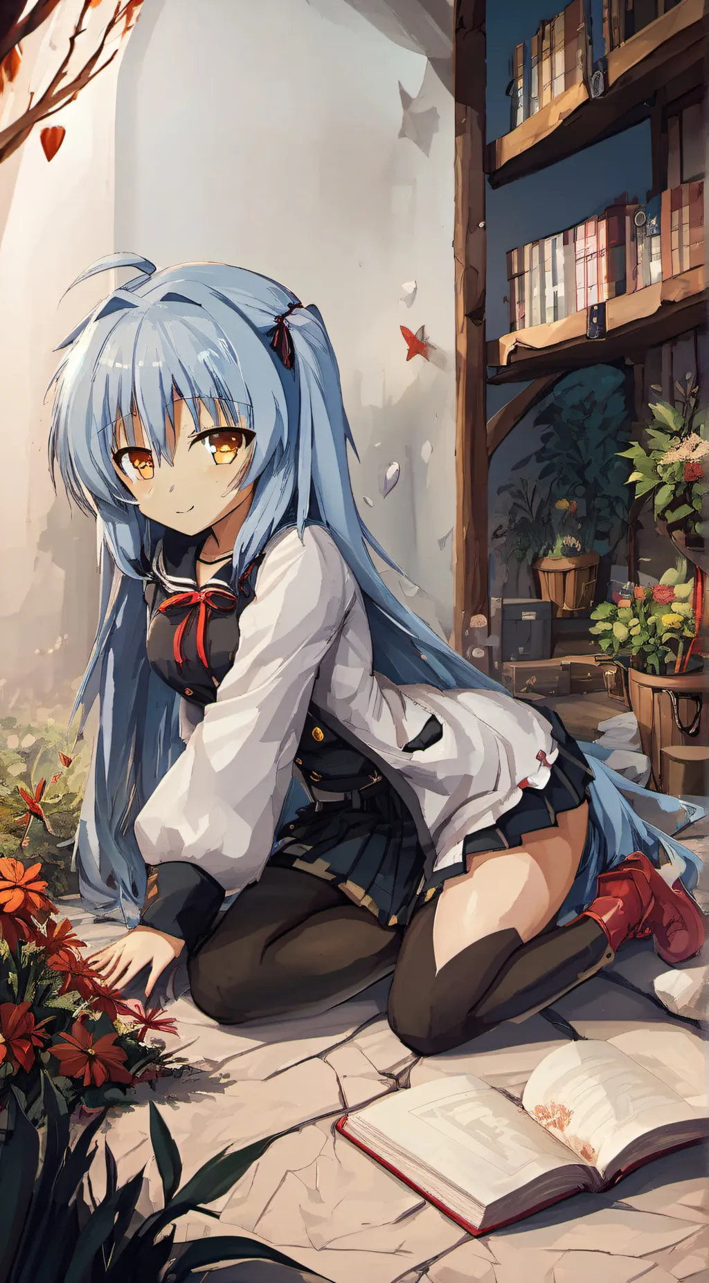 ai character: Lila background