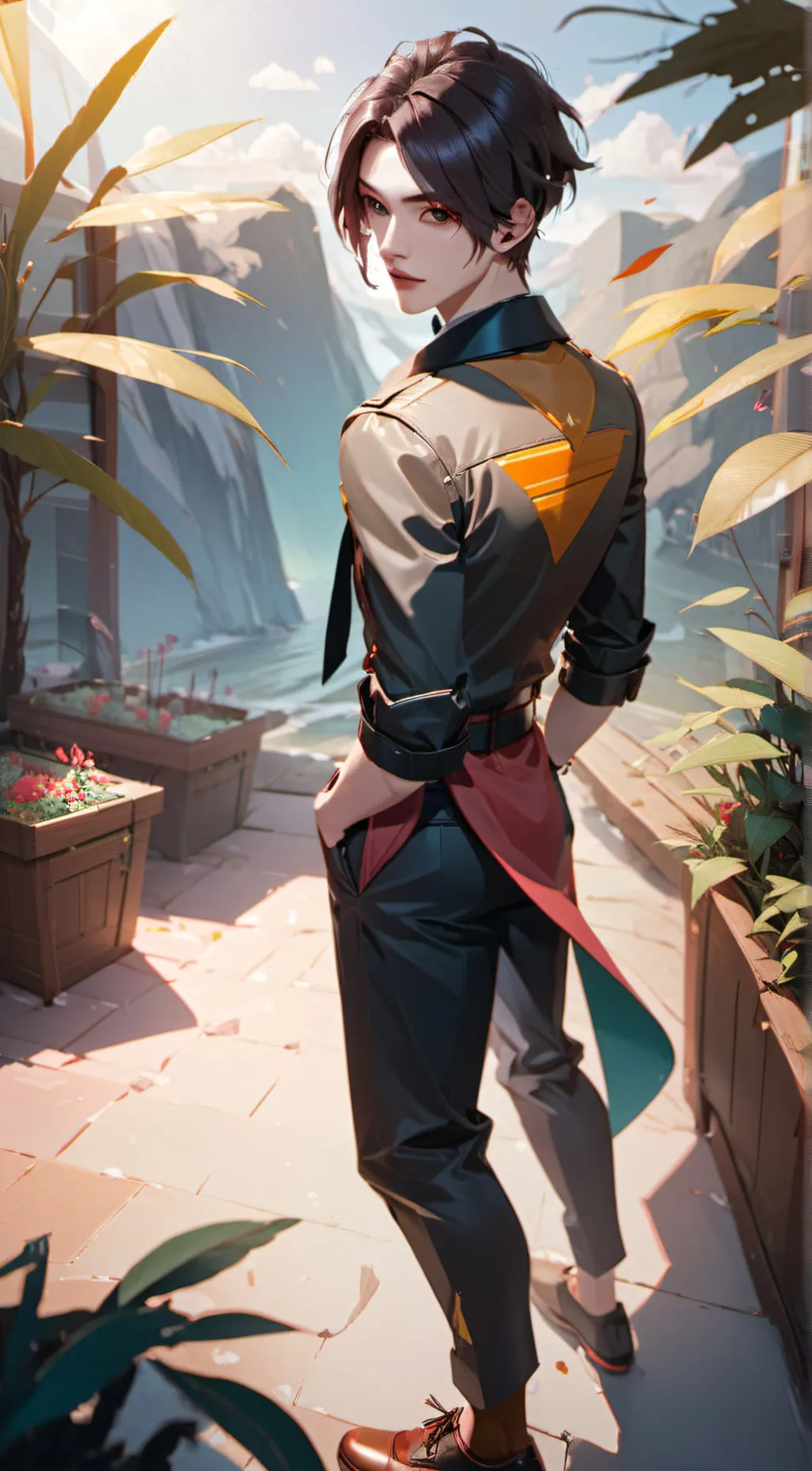 ai character: Nick background
