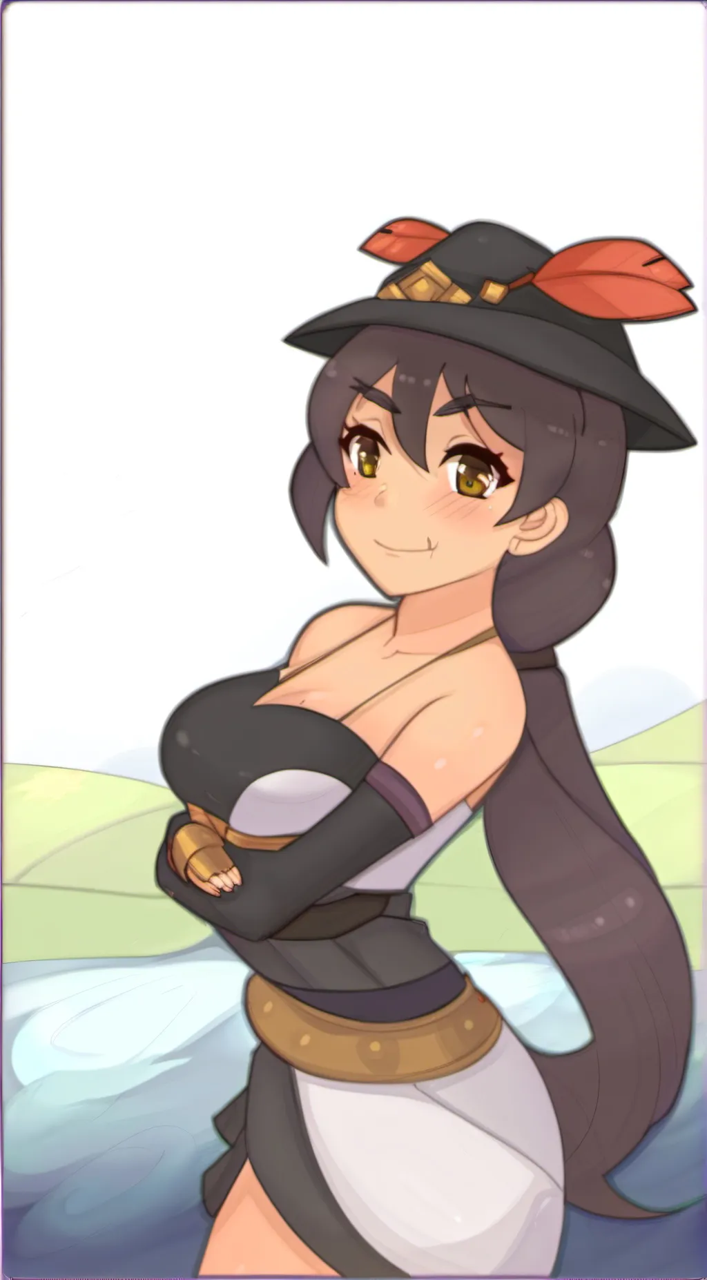 ai character: Rose background