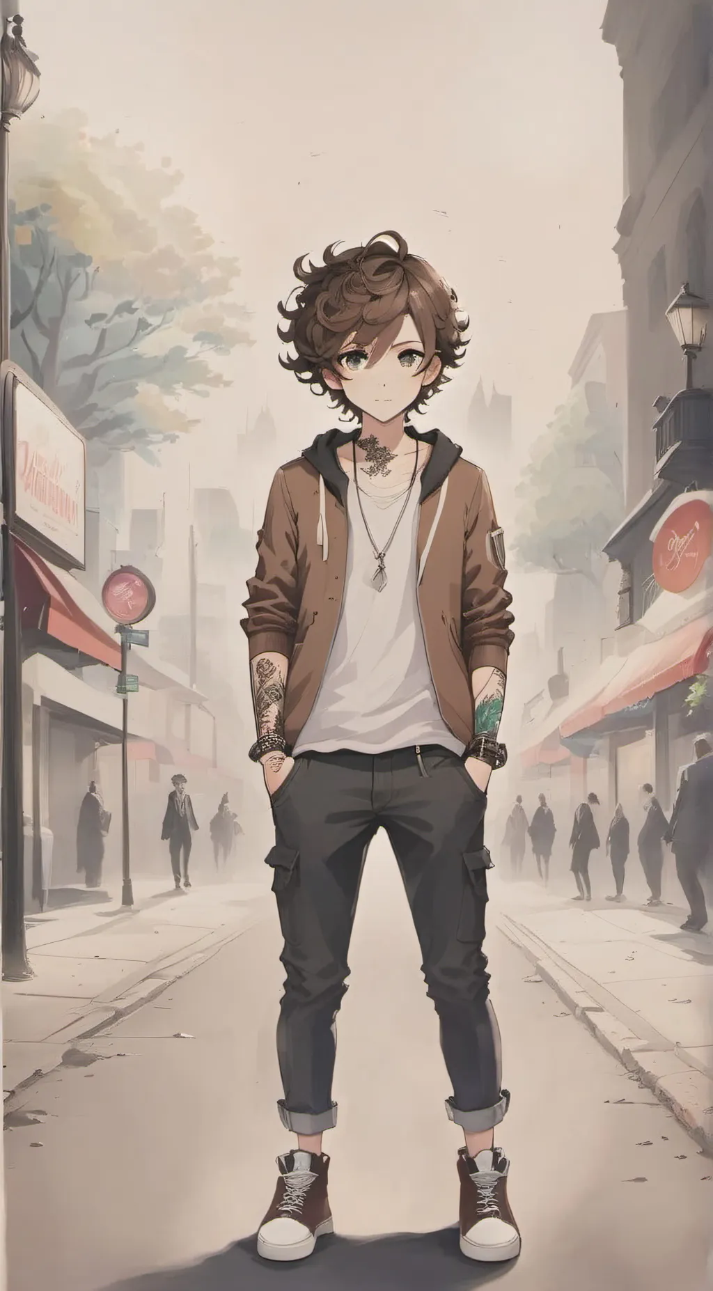 ai character: Oliver background