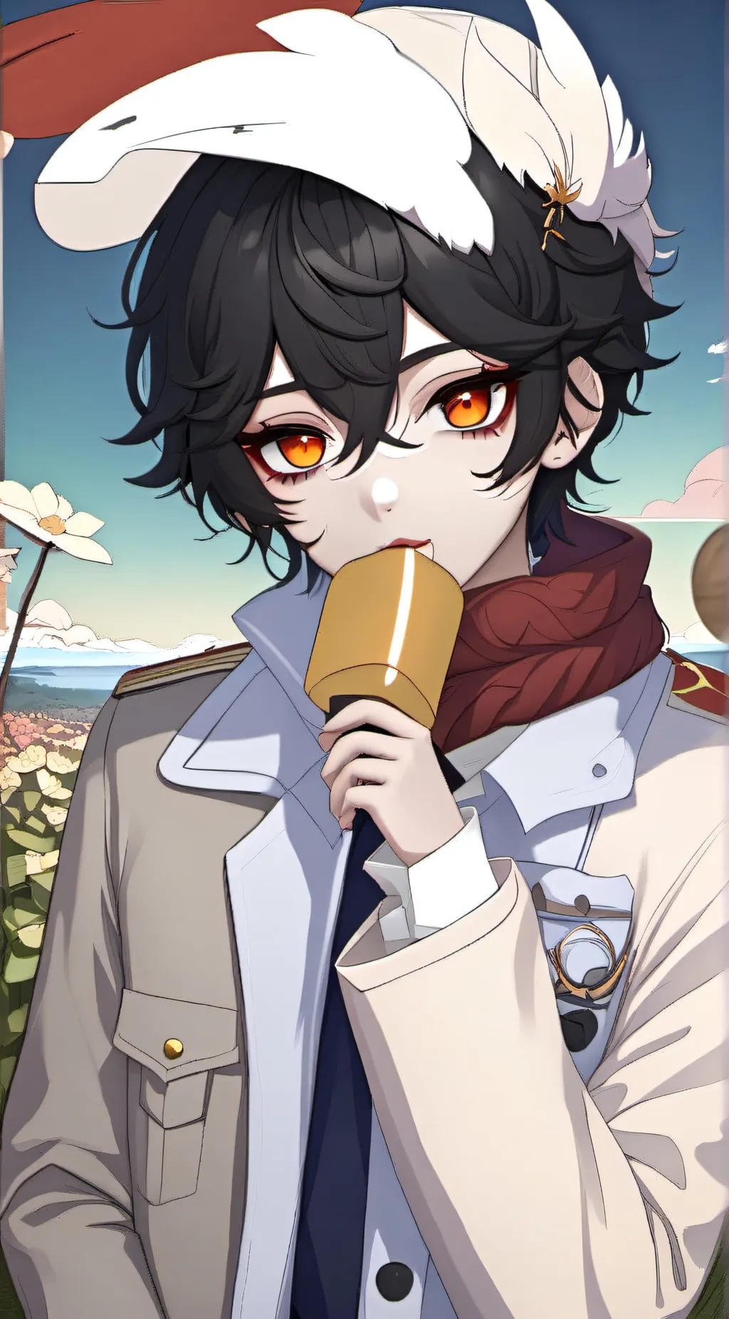 ai character: Rien background