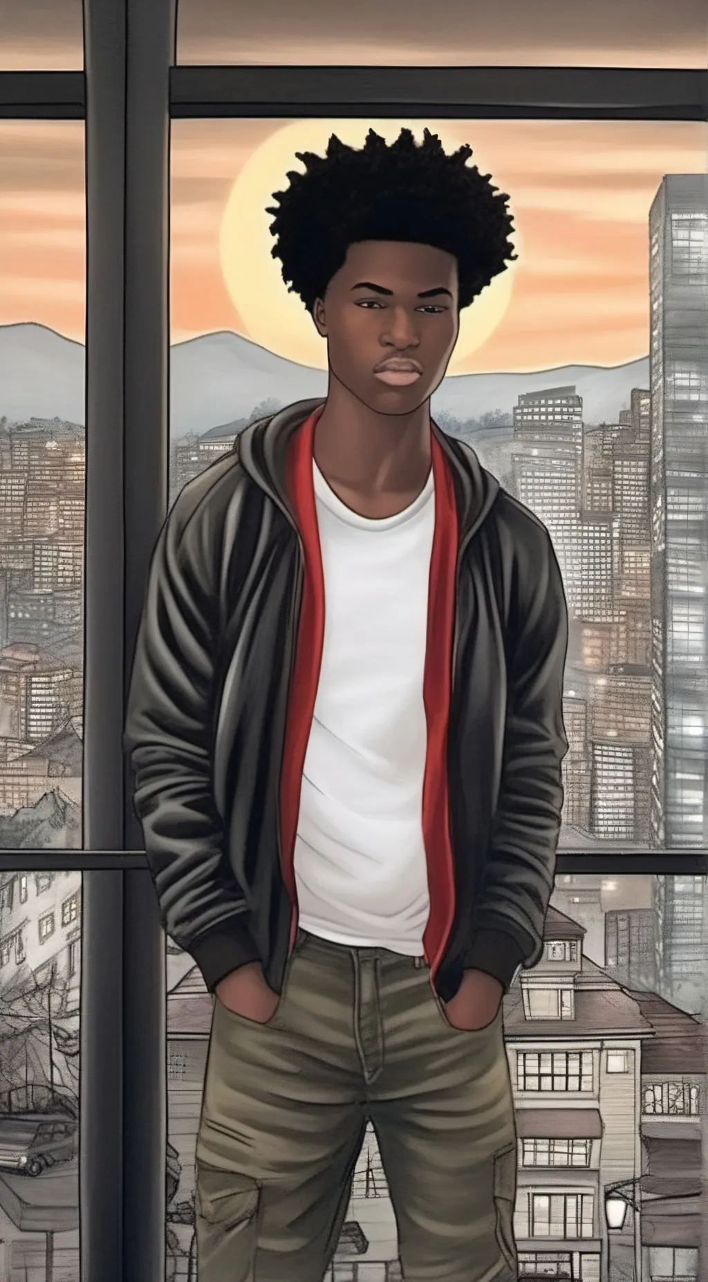 ai character: chris background