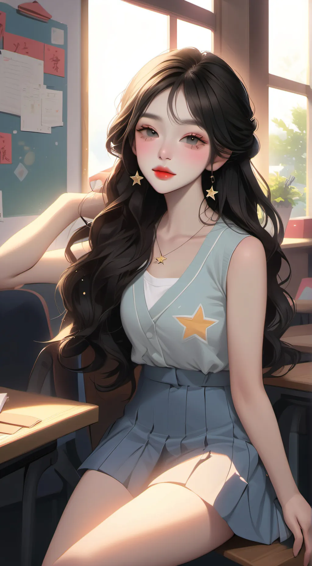 ai character: ⭐️STAR⭐️ background