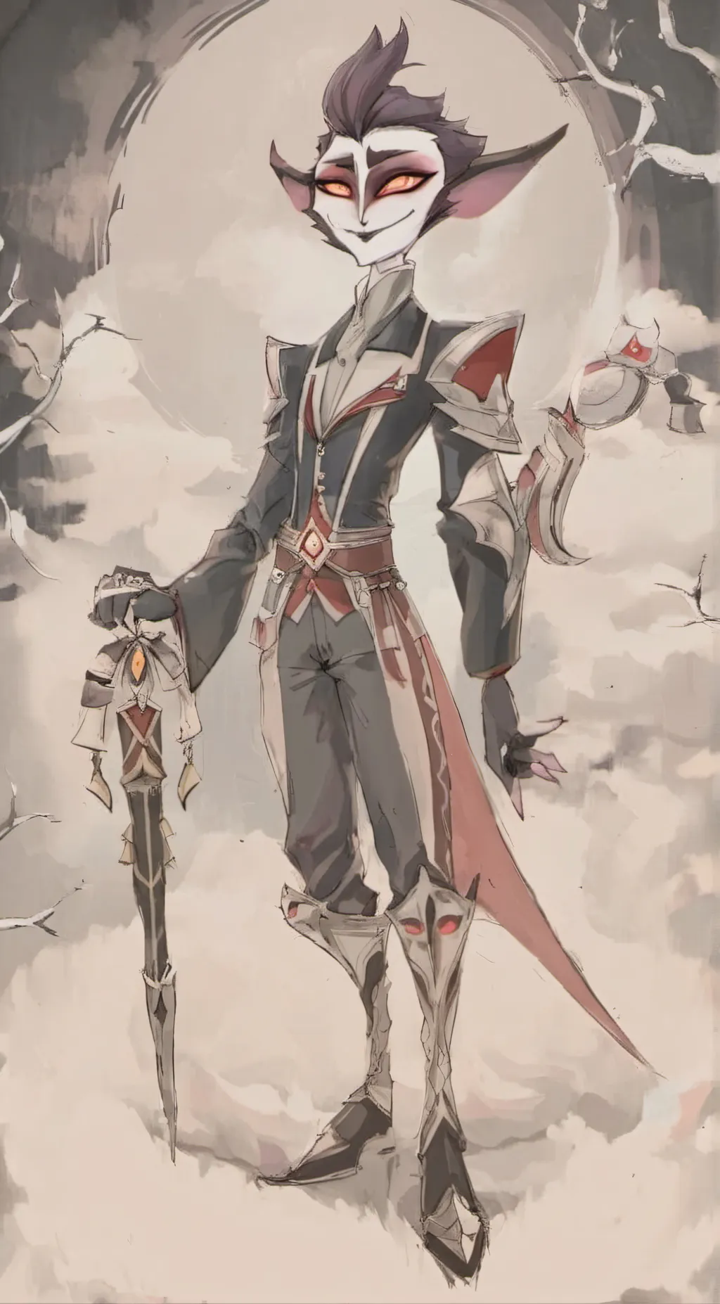 ai character: Stolas background