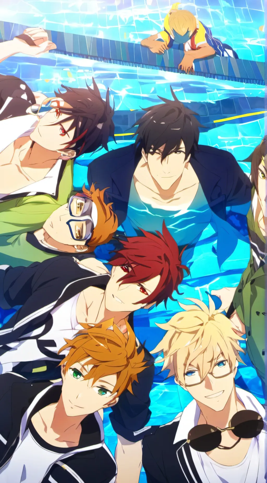ai character: Free! Itwatobi SC background