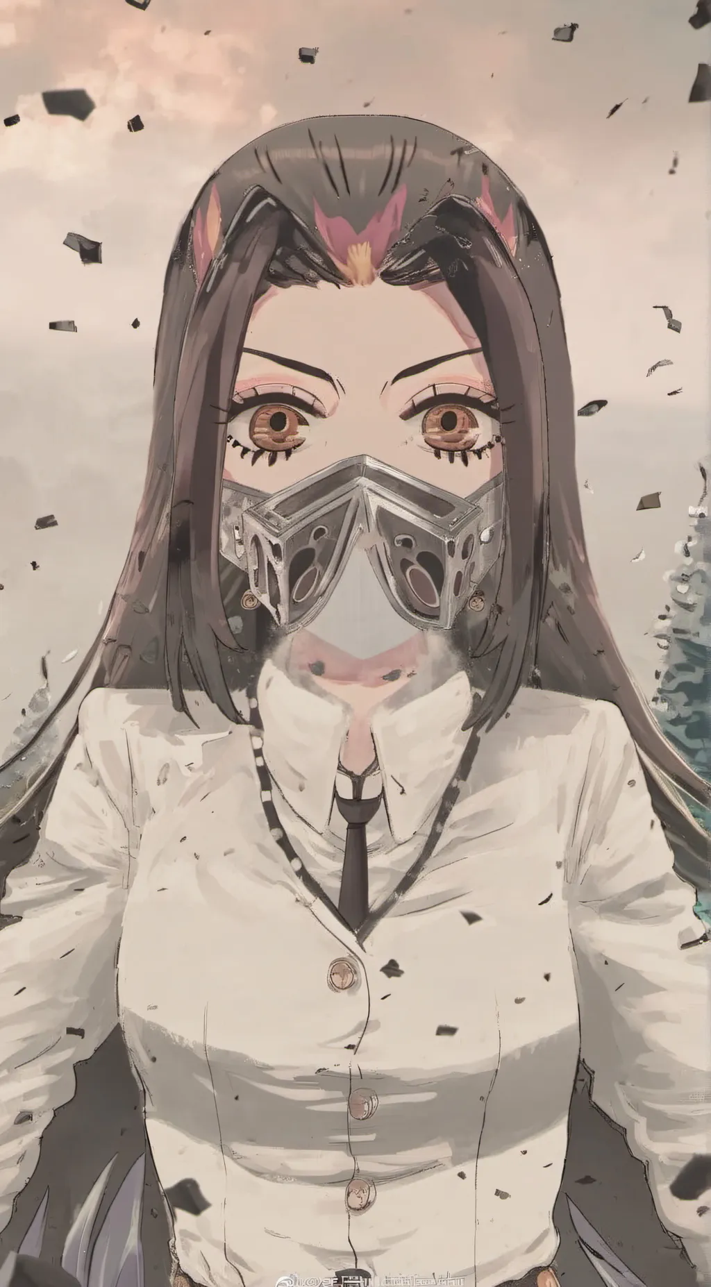 ai character: nezuko  background