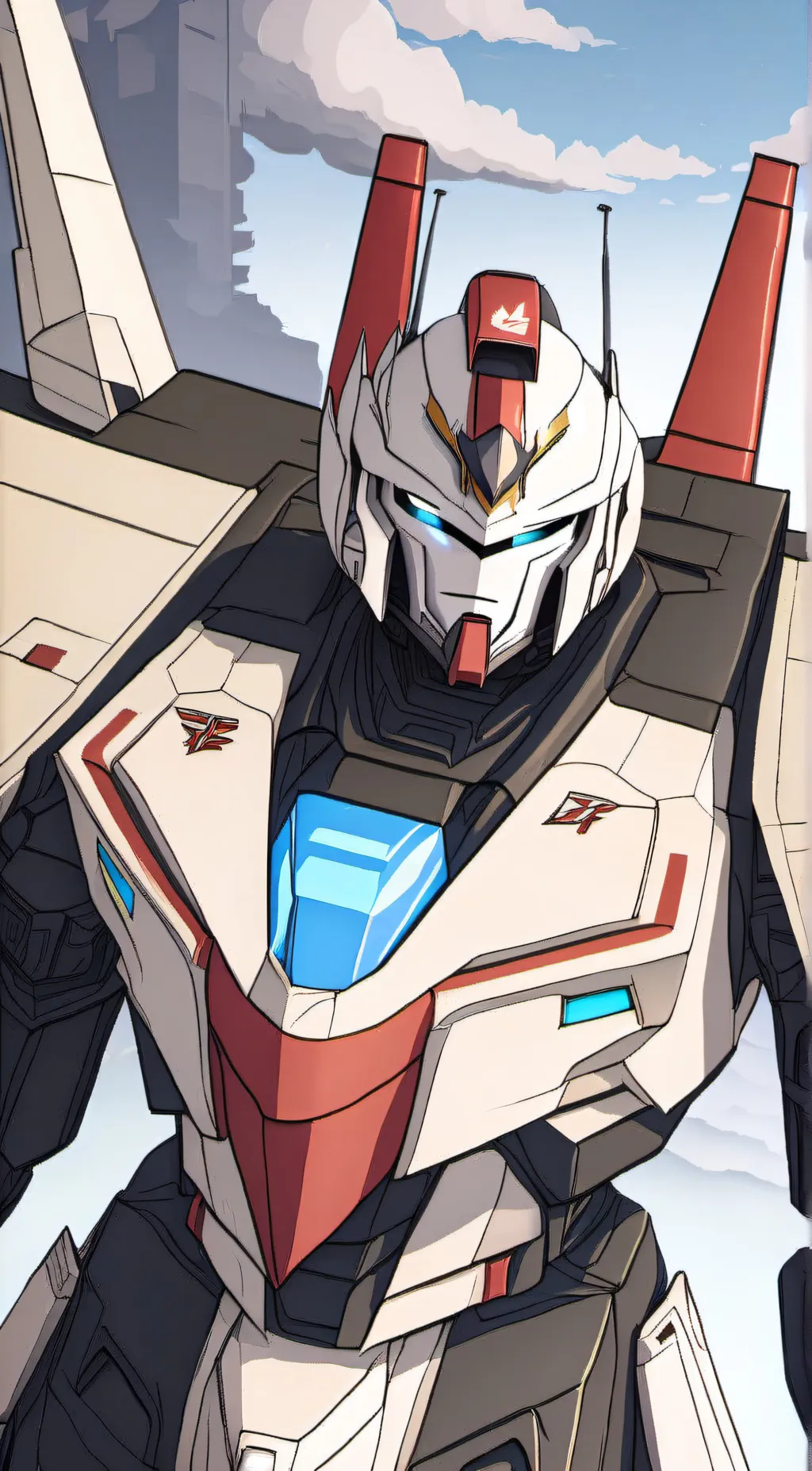 ai character: jetfire  background