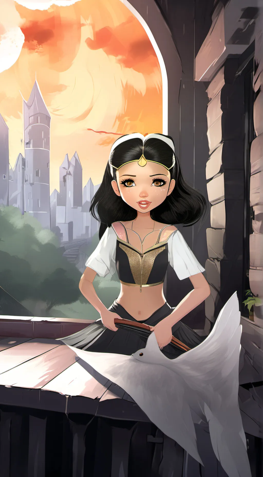 ai character: Steen background