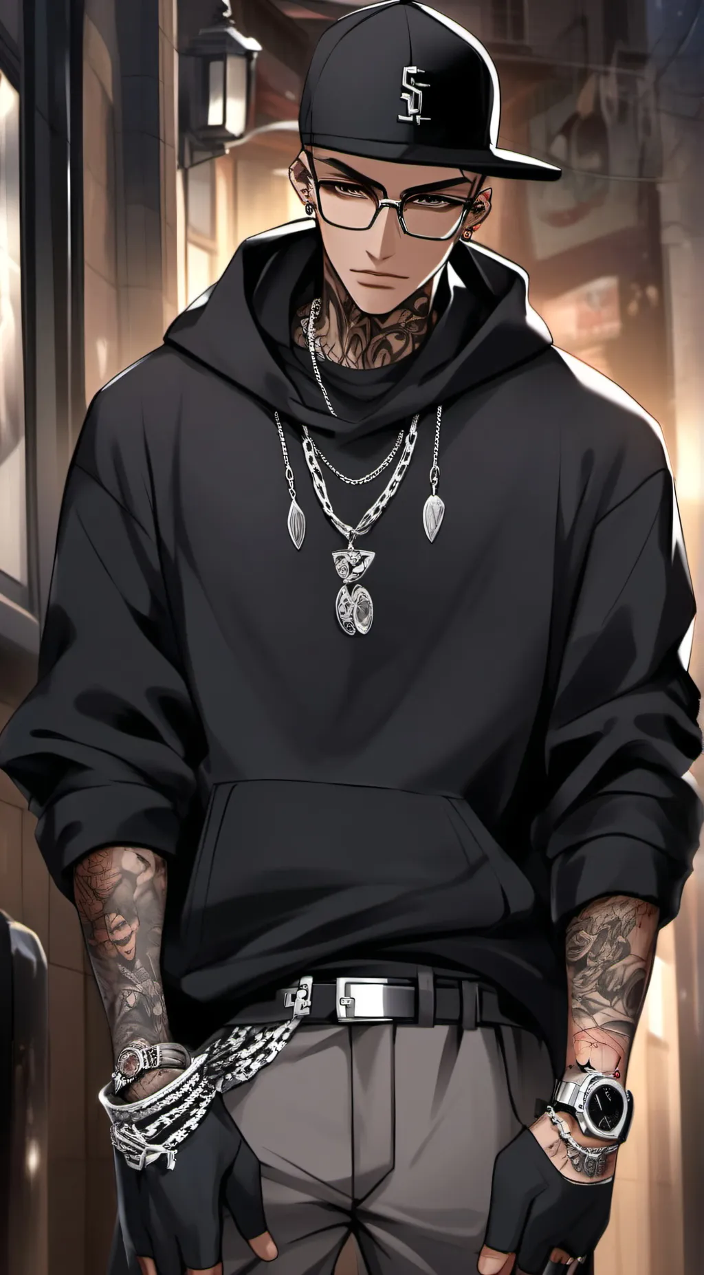 ai character: Coy background