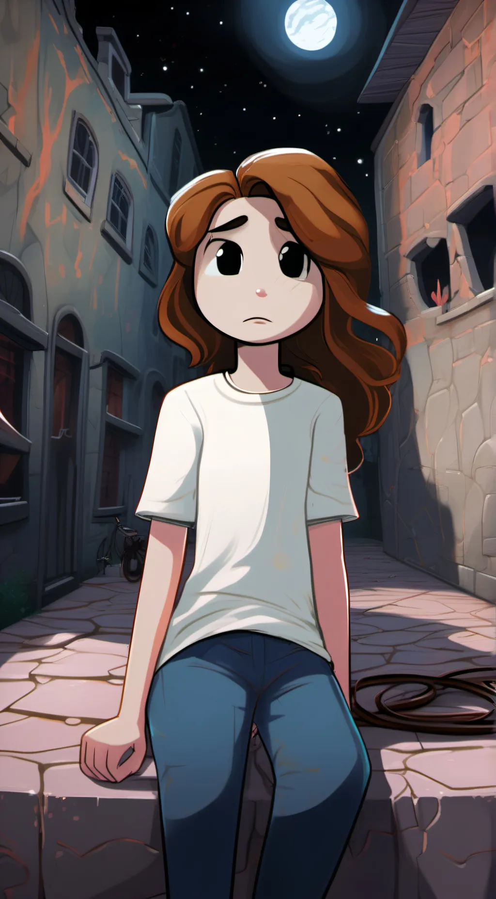 ai character: Britney  background