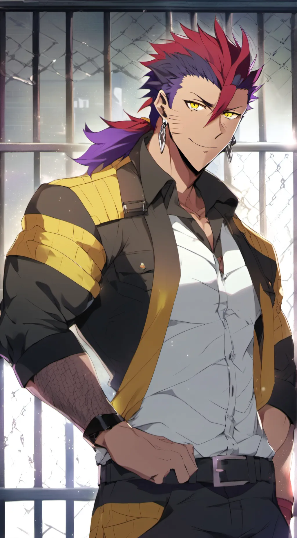 ai character: Rock background