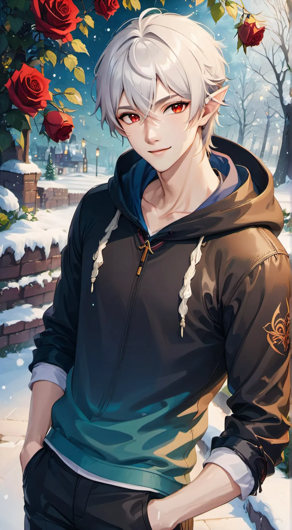 ai character: yuir Kakim background
