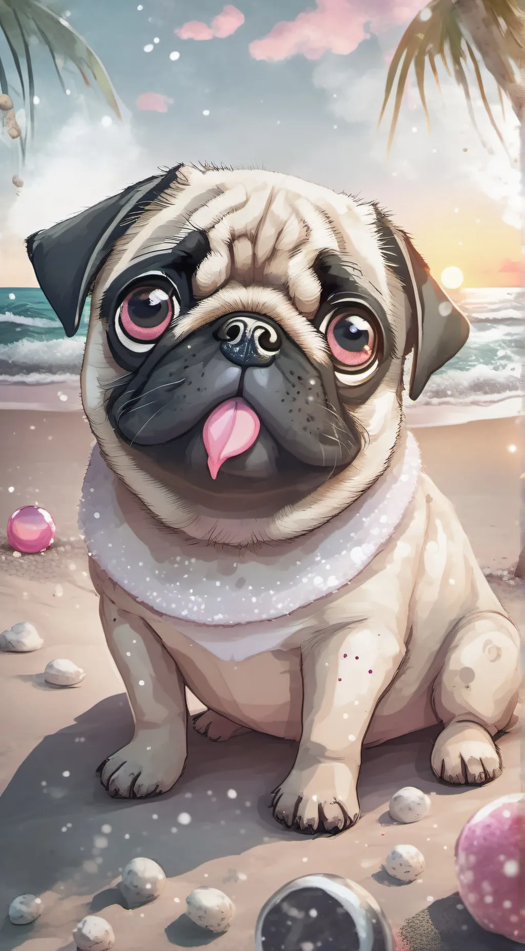 ai character: Puglet background