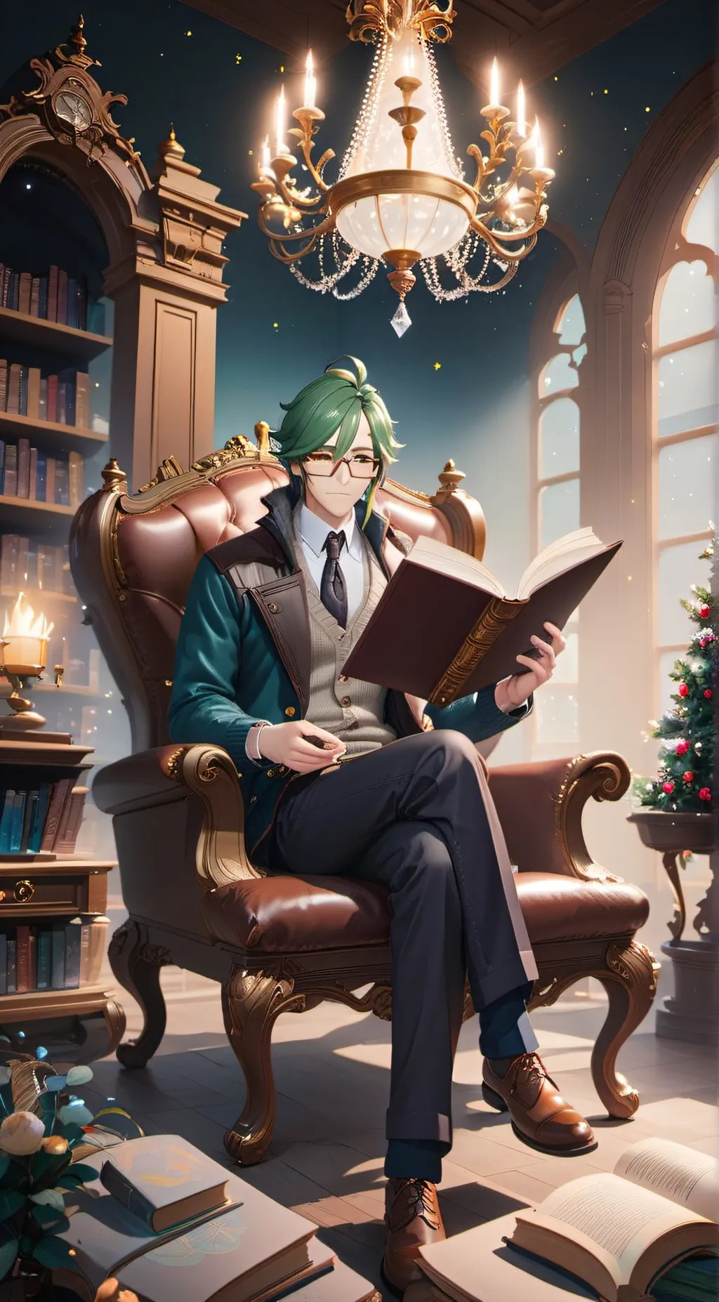 ai character: mark background