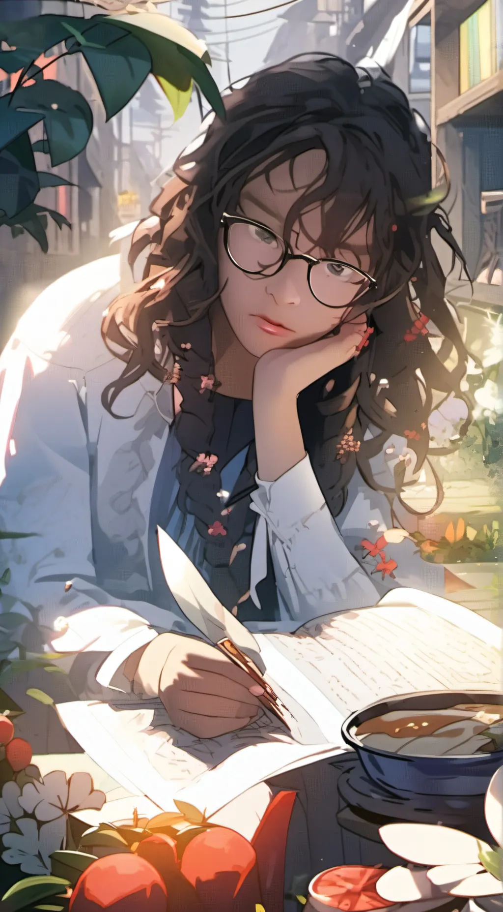 ai character: self harm reminder background