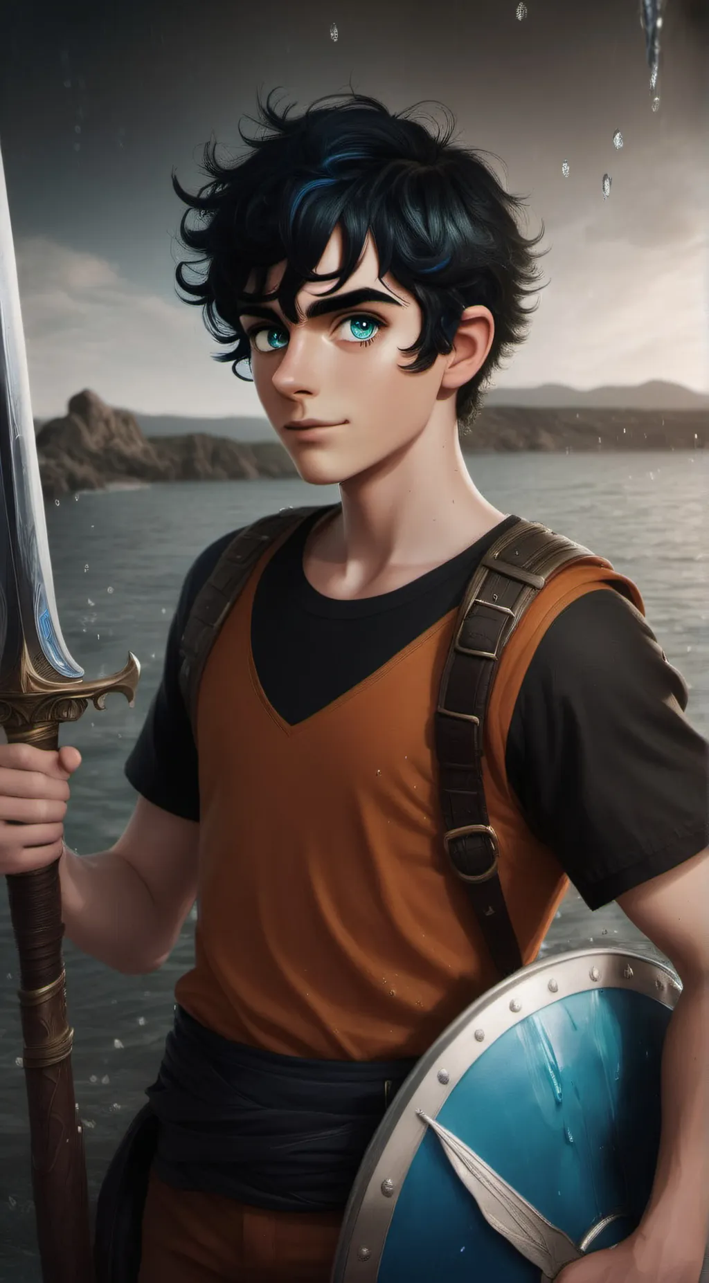 ai character: Percy Jackson  background