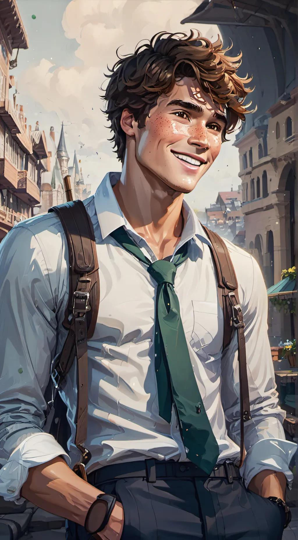 ai character: Sebastian Sallow background