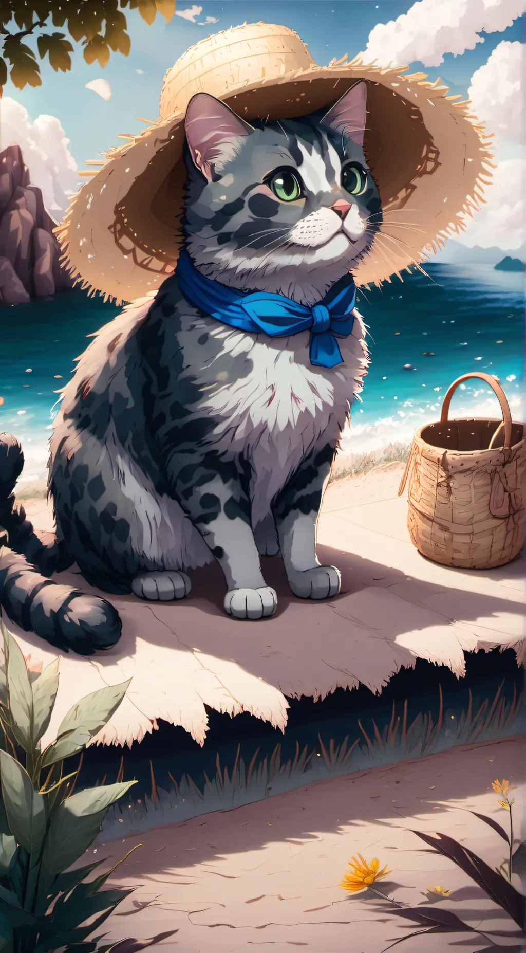 ai character: Ocean’Paw background