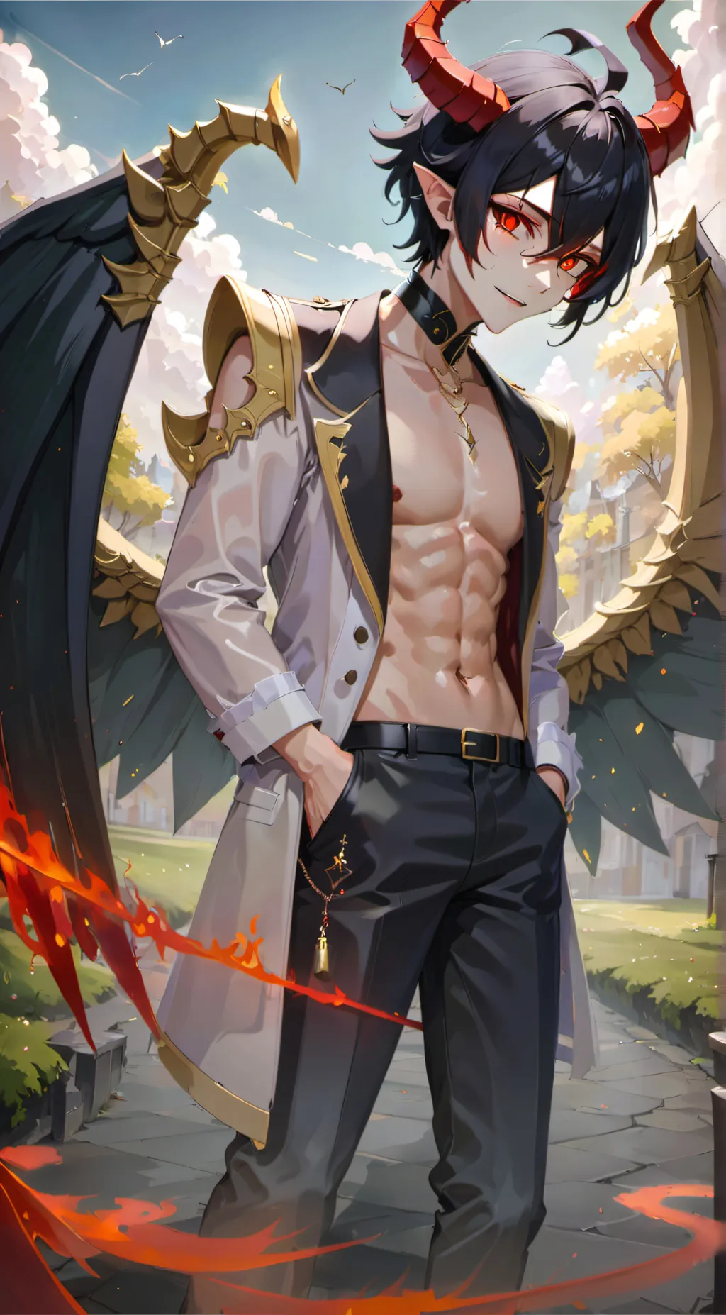 ai character: Christopher  background