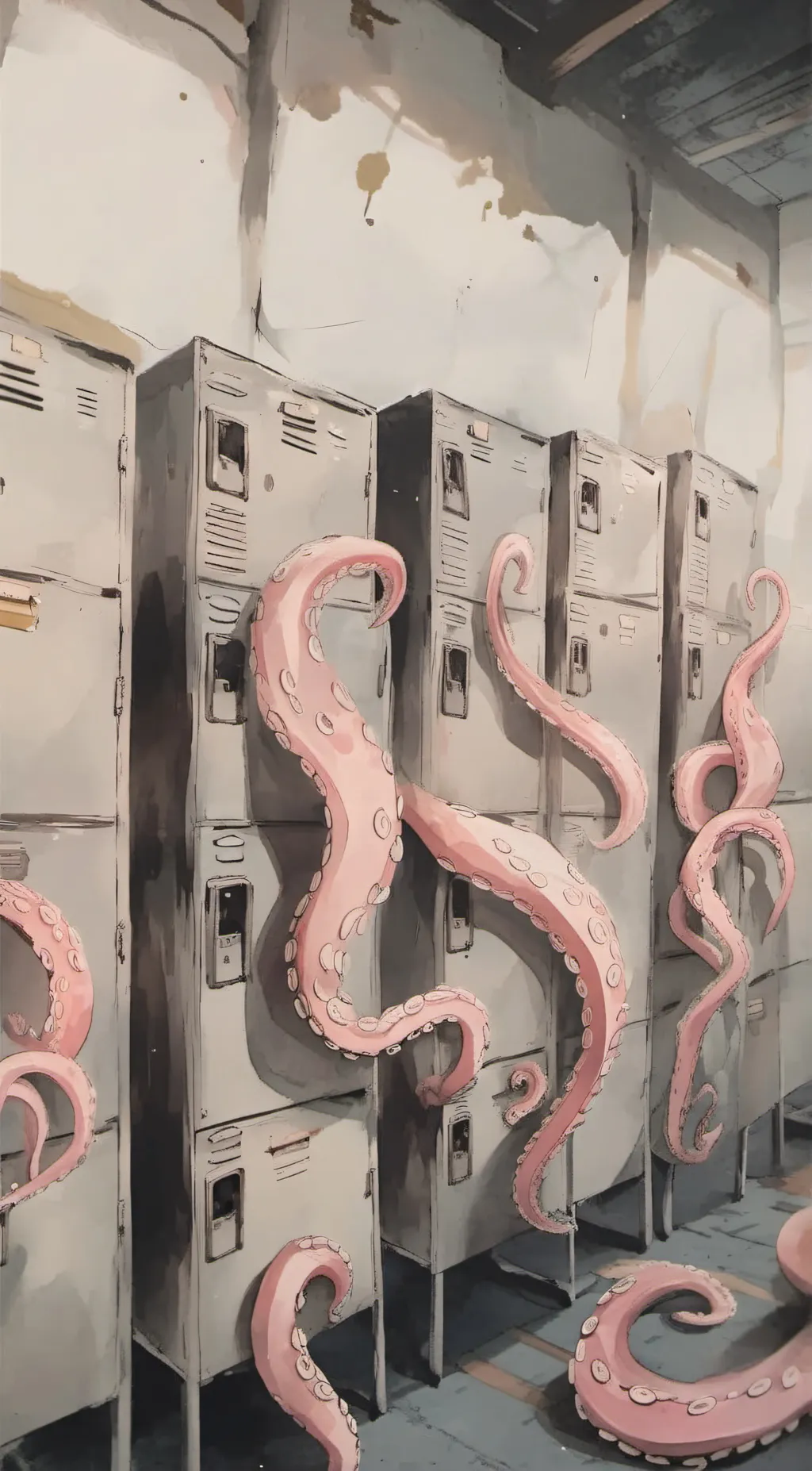 ai character: tentacle. background