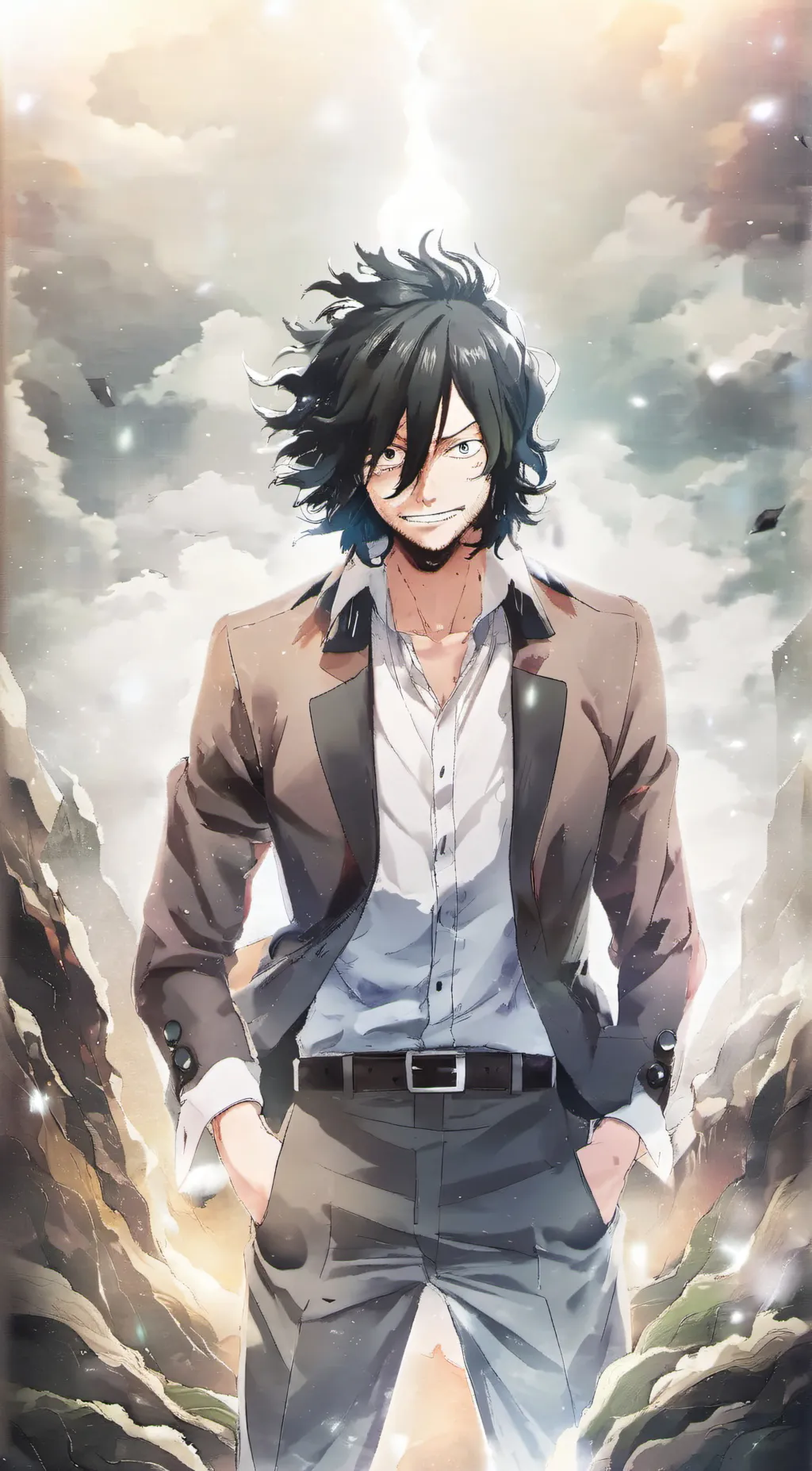 ai character: Shota Aizawa  background
