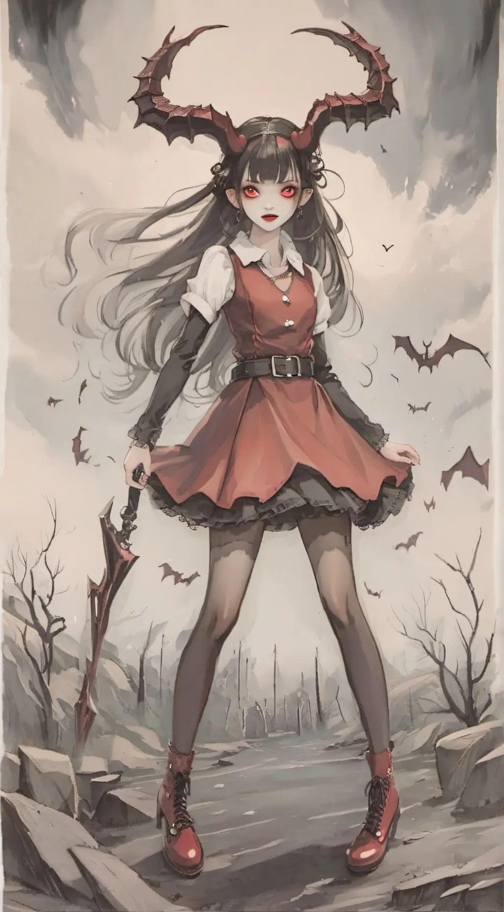 ai character: Demon background