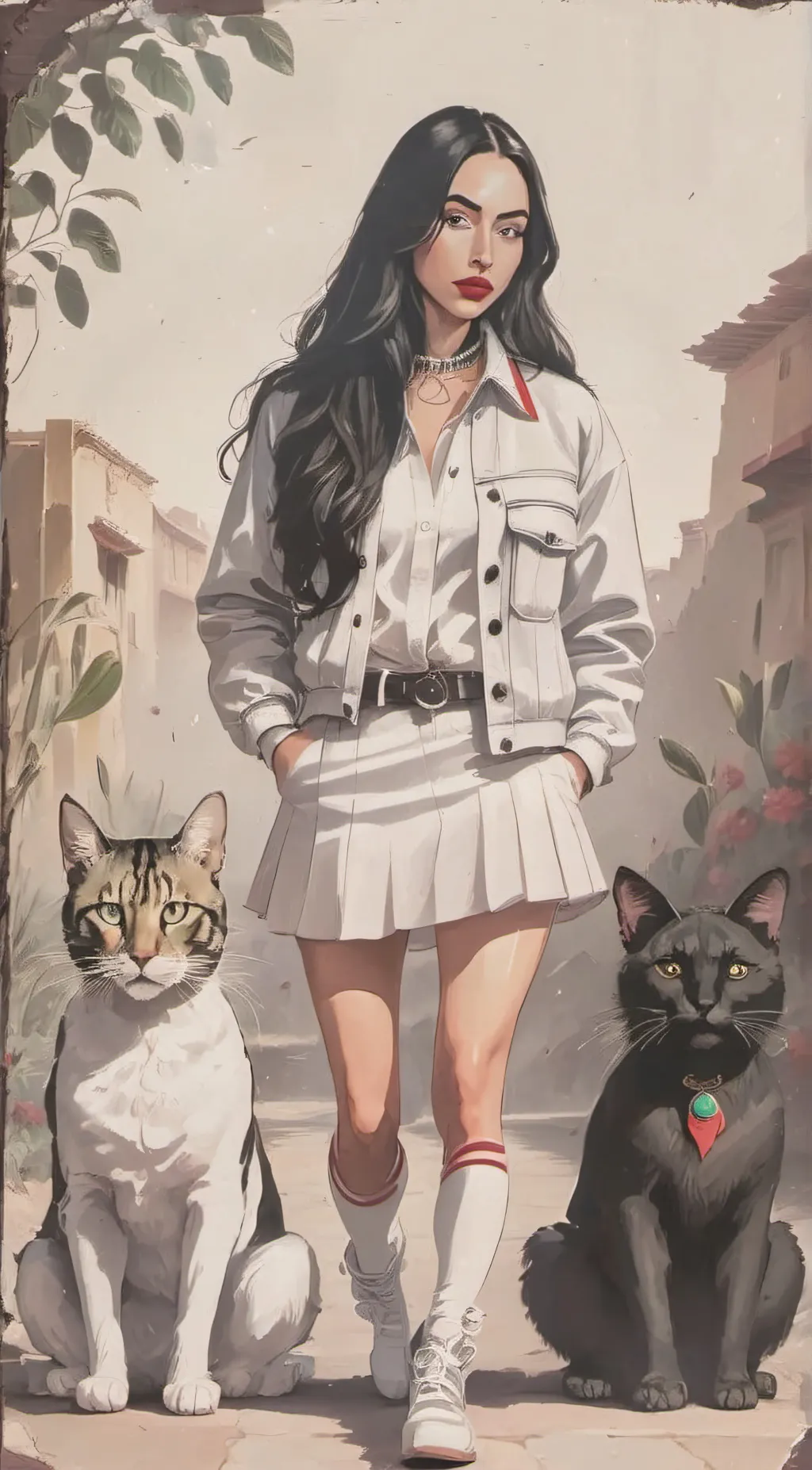 ai character: nicki nicole background