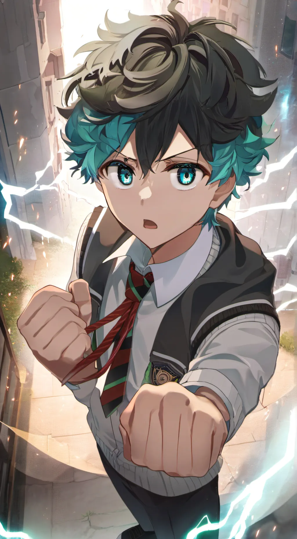 ai character: . •°•Deku•°• . background