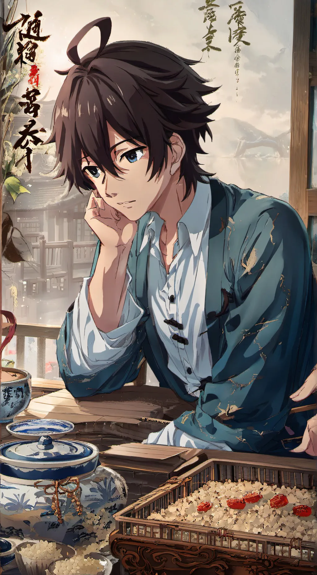 ai character: 顾哲 background