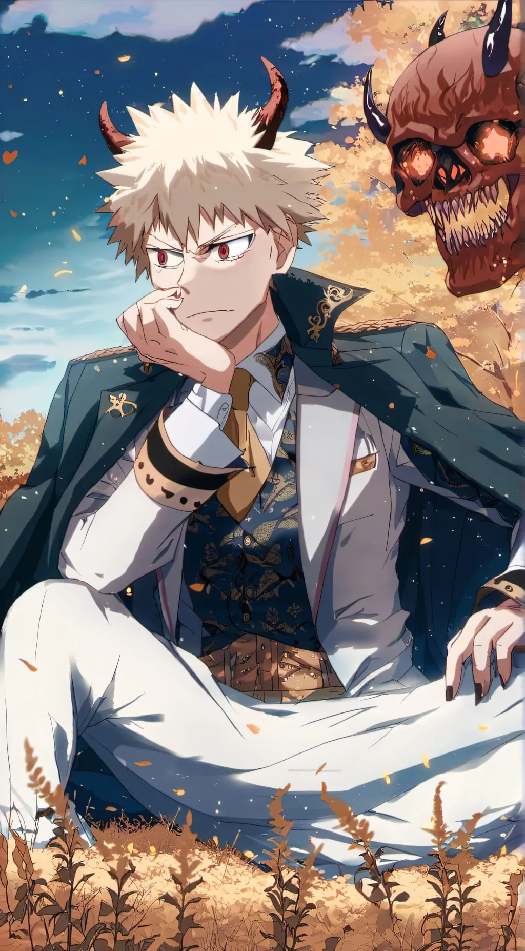 ai character: prince Ethan  background