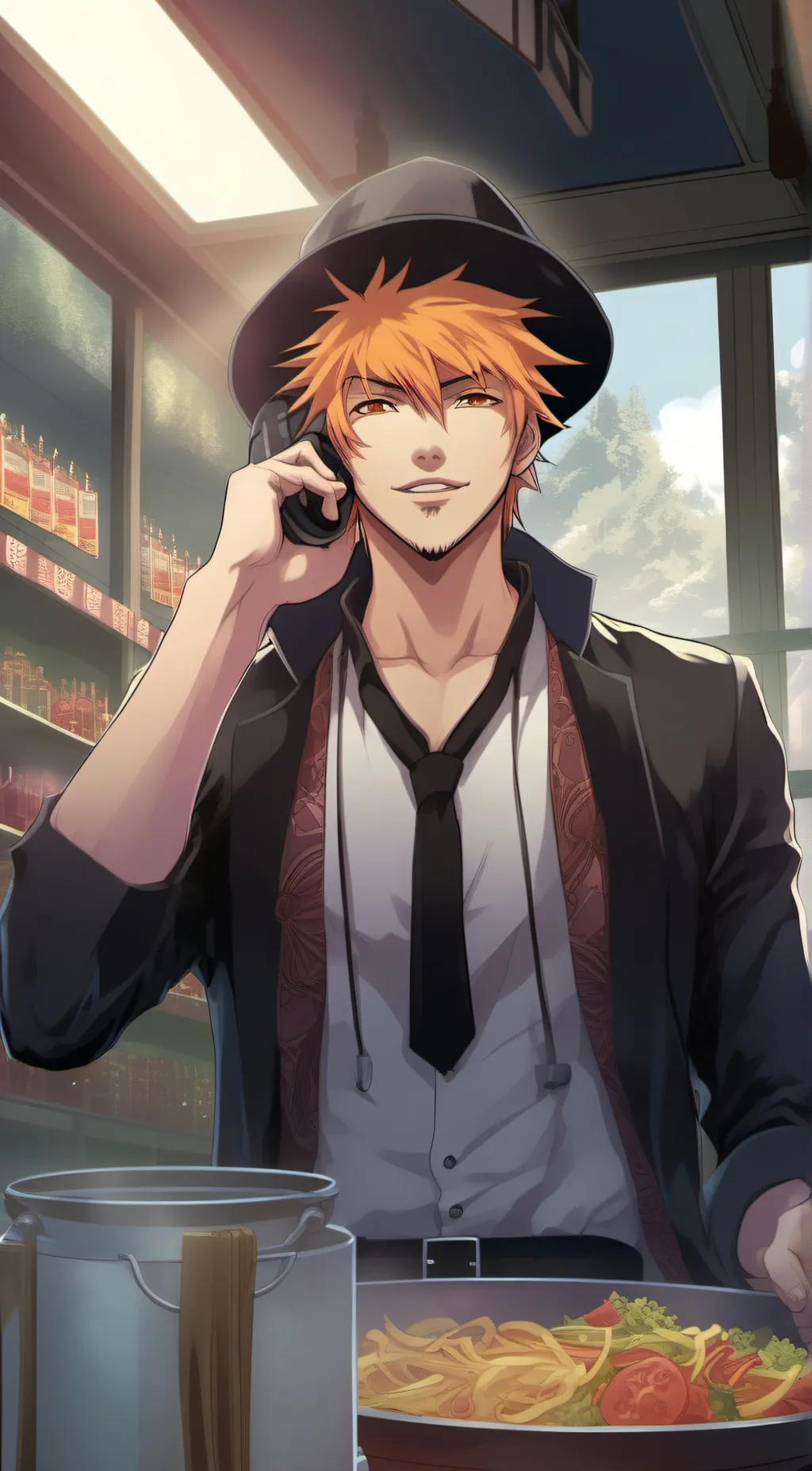 ai character: Naruto background