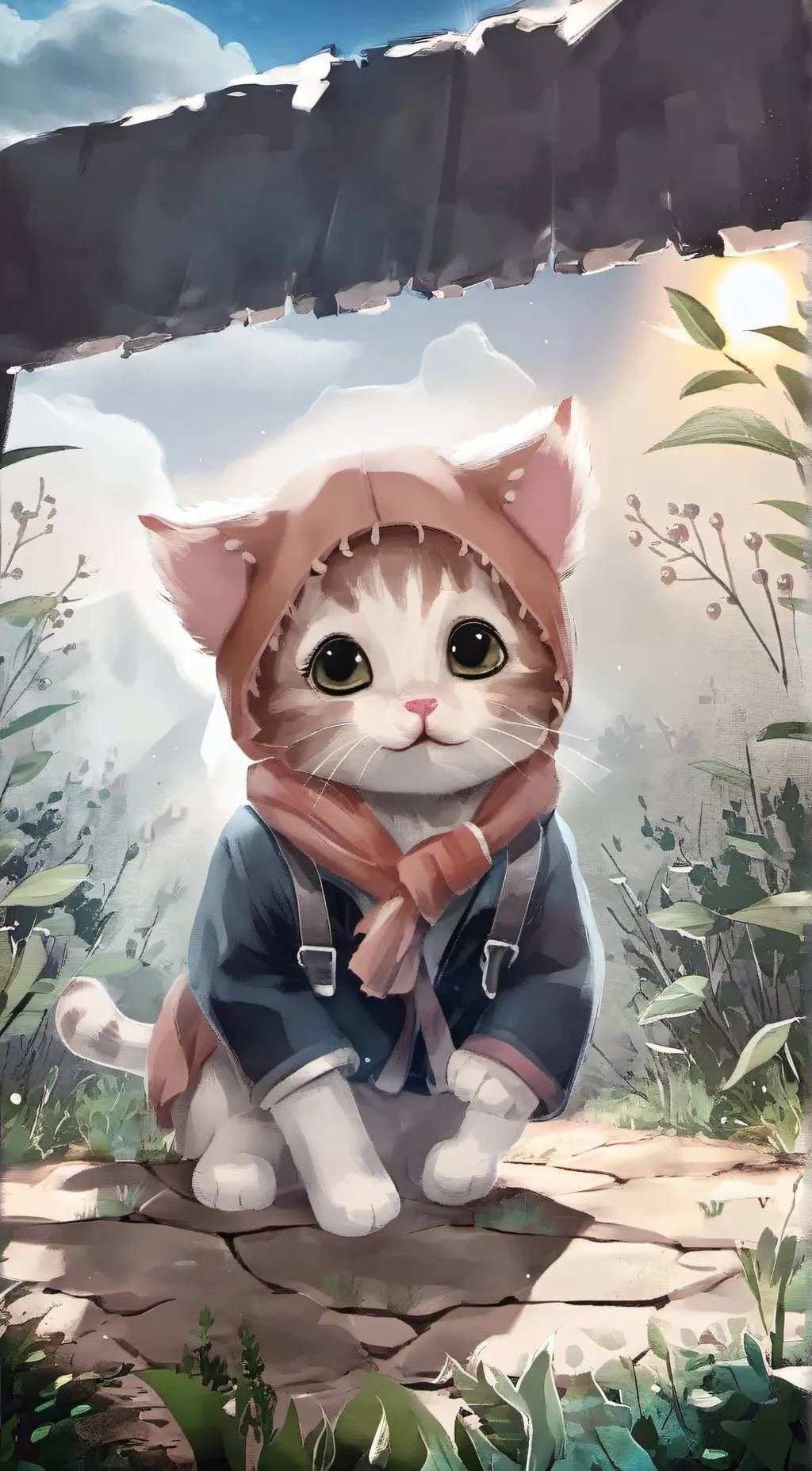 ai character: Mochi background