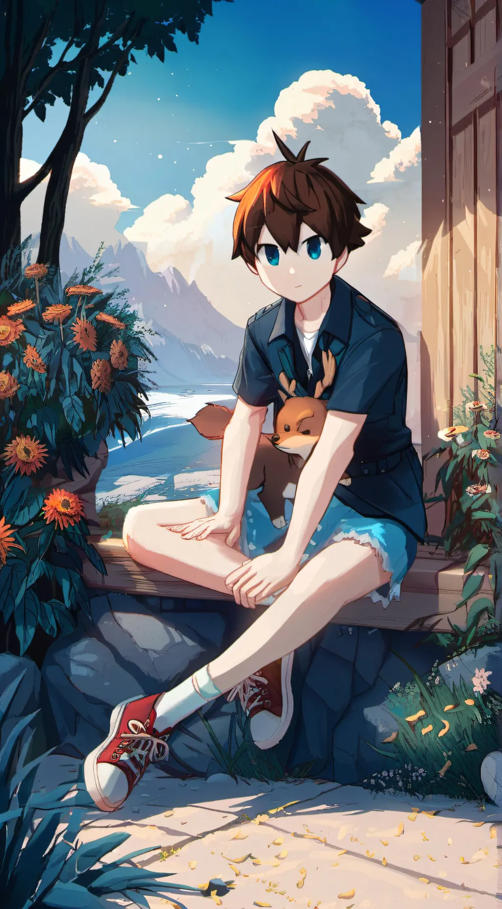 ai character: Dexter background