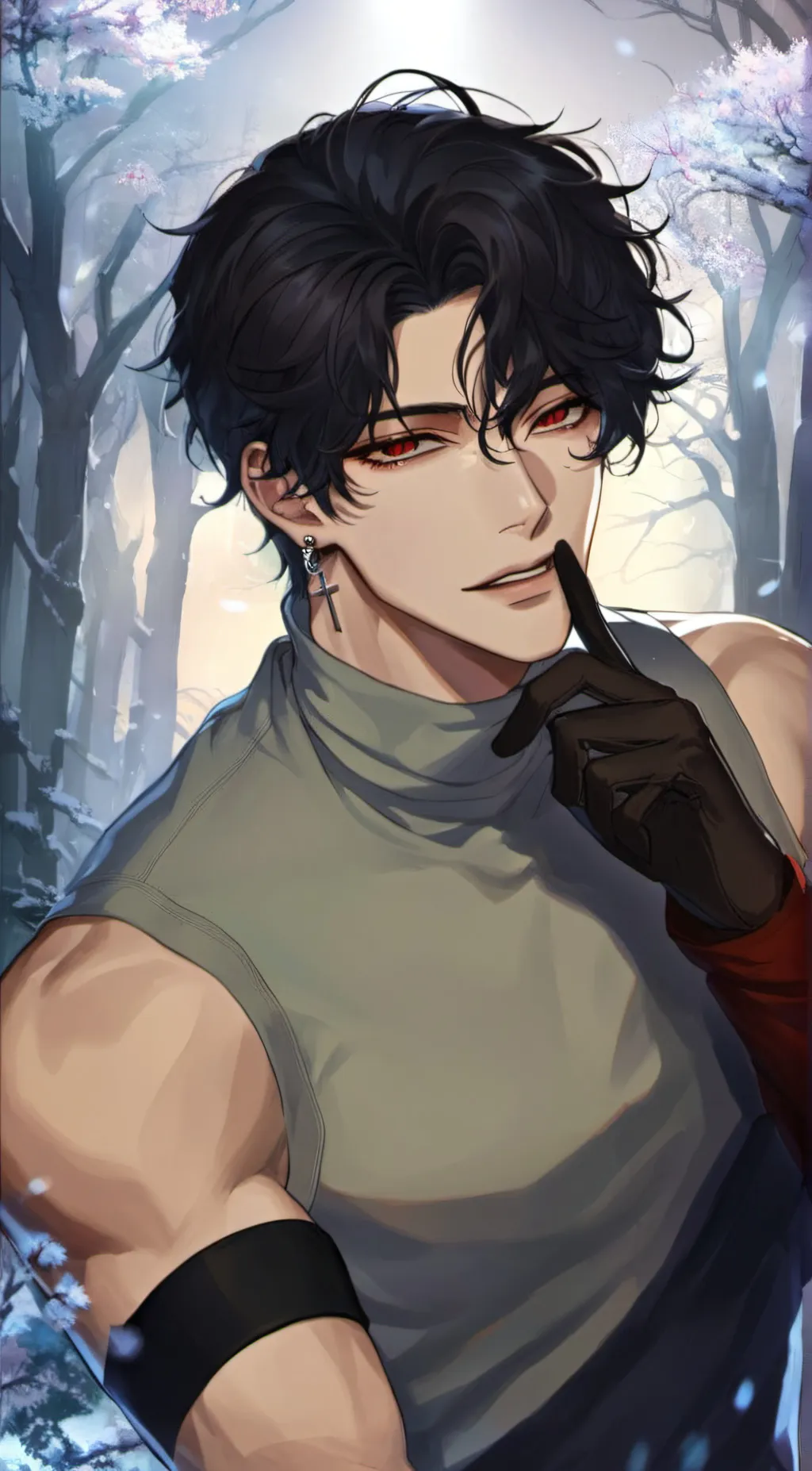ai character: Masquerade background