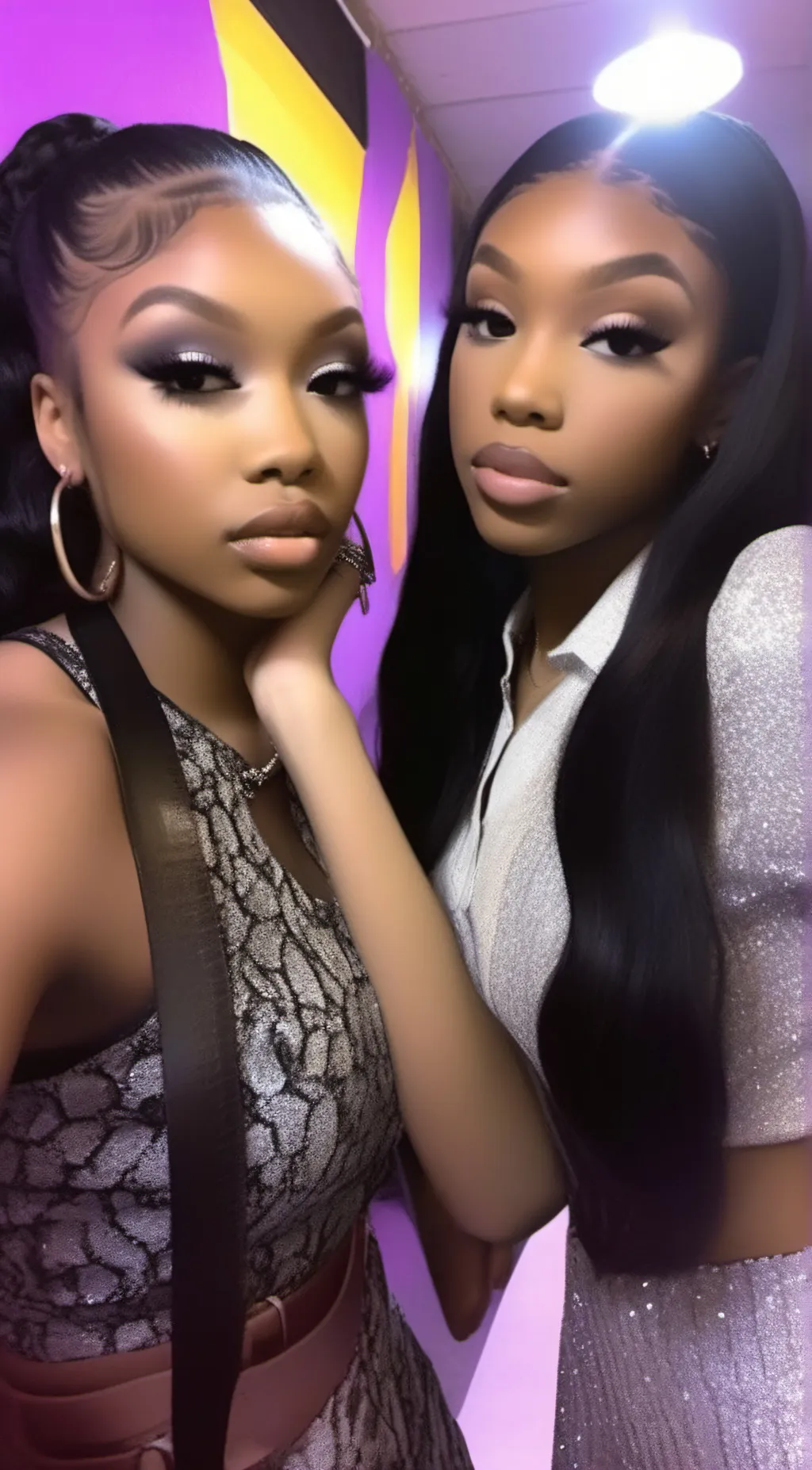 ai character: Imani & caylin  background
