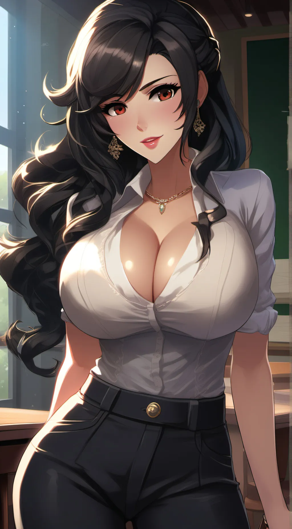 ai character: Miss P background