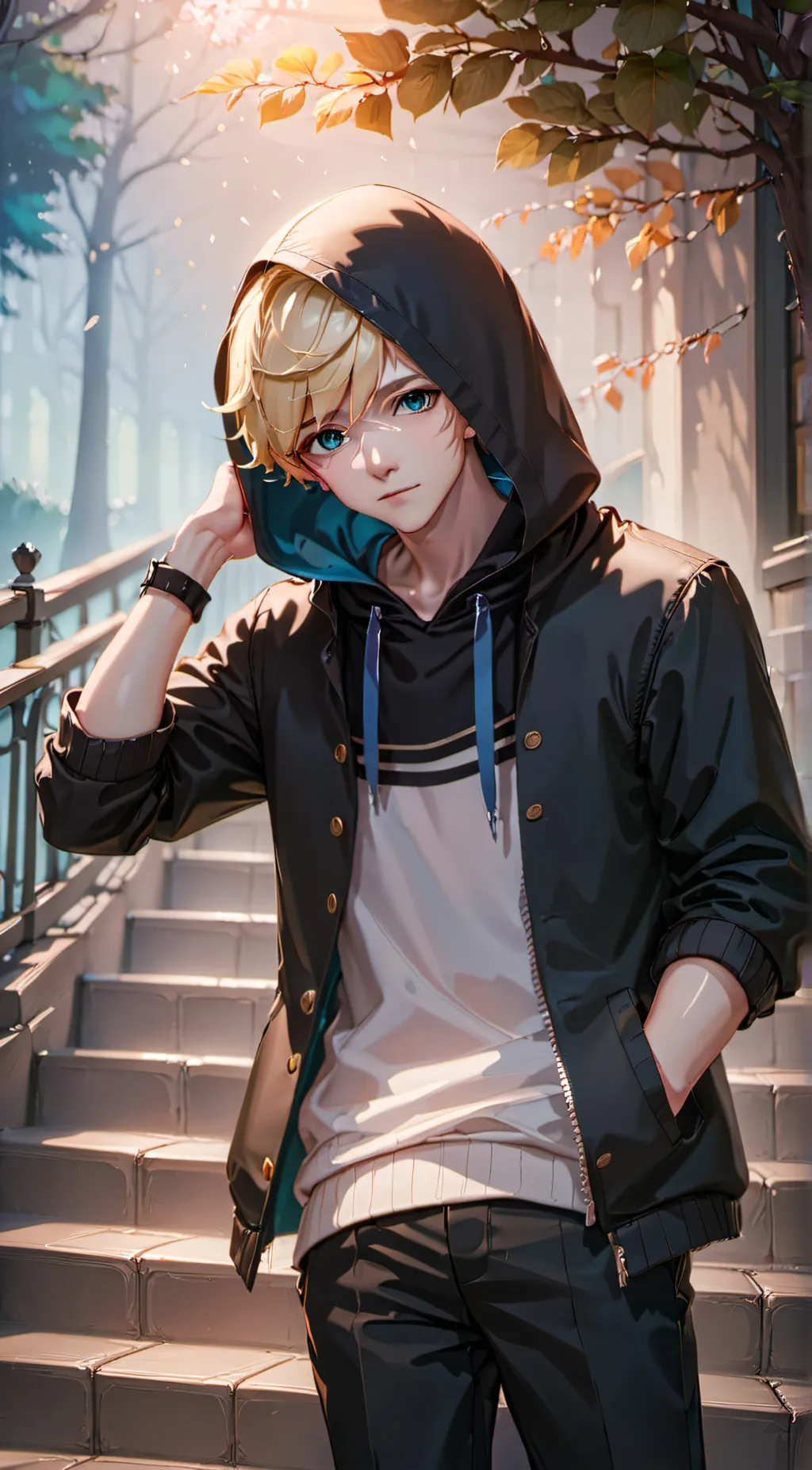 ai character: Adam Murray  background