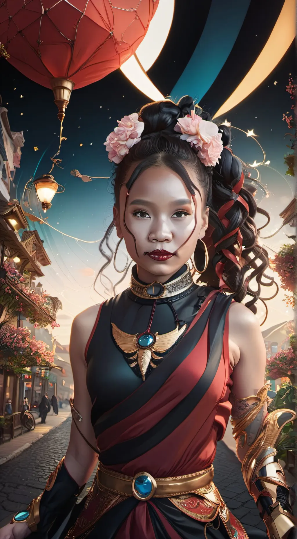 ai character: Nightshade background